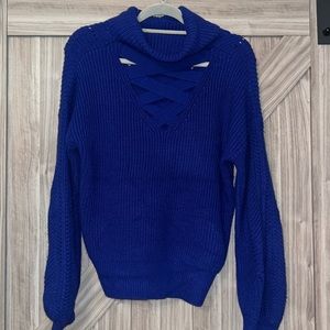 15. Steve Madden royal blue sweater